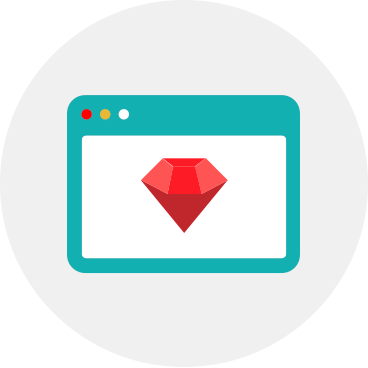Ruby on Rails Development illustration